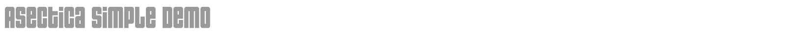 Asectica font preview